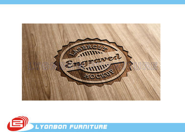 Hiển thị bền CNC Gỗ khắc Logo / Nhãn gỗ cho triển lãm